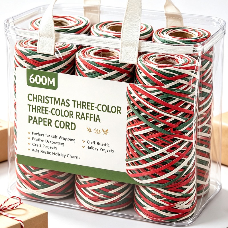 Papercraft Supply Ribbon - Ruban en papier raphia 150/600M pour