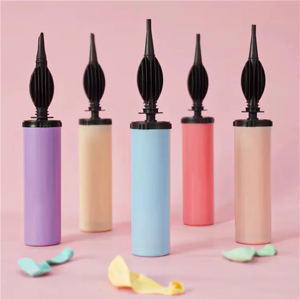 Balloon Pump Hand - Pompe à ballons macaron aléatoire, gonfleur