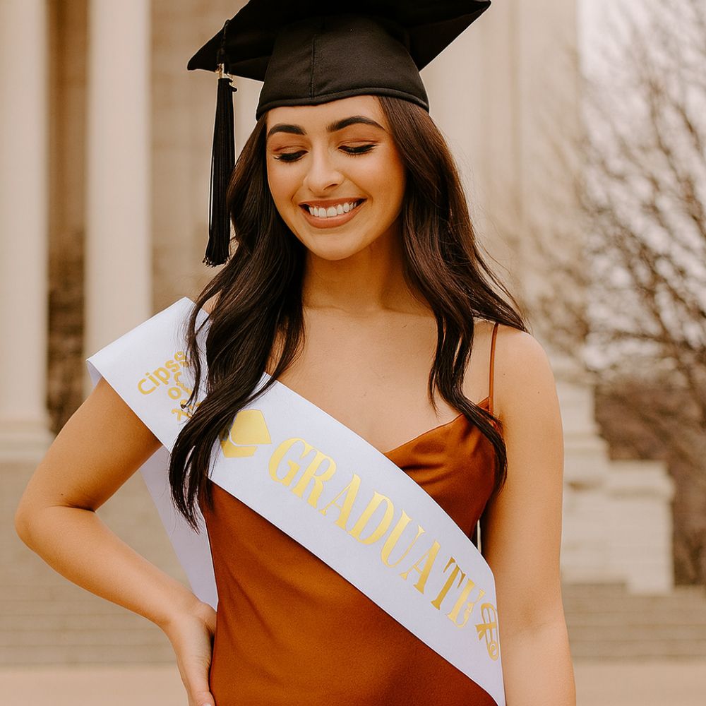 Birthday Sash Glitter - Écharpe de remise de diplôme 2026,