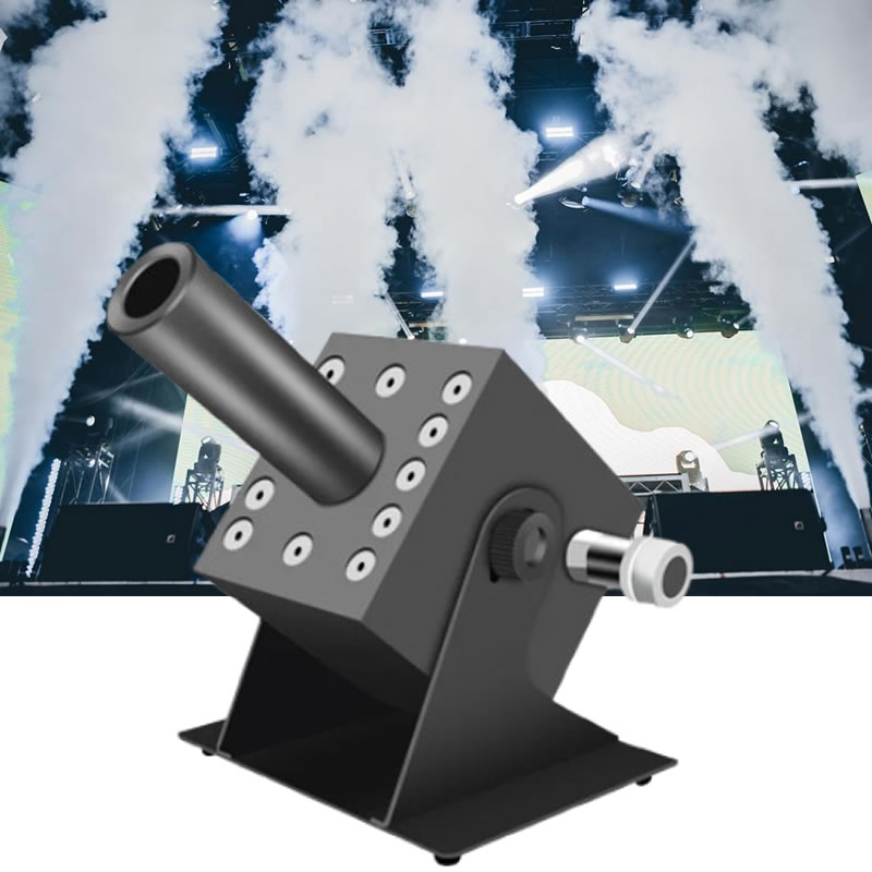 Confetti Cannon Tube - Machine à brouillard CO2 LED RGB