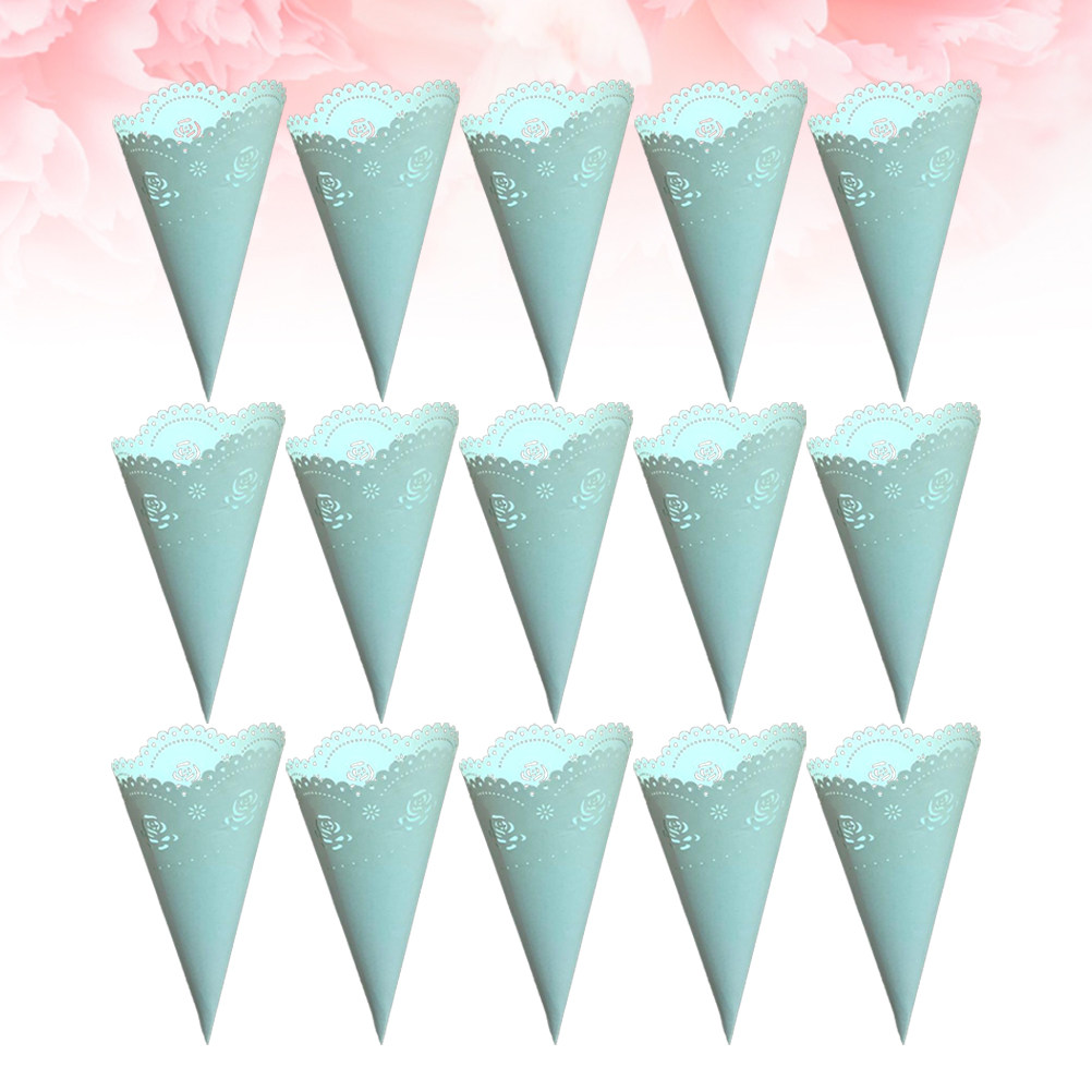 Papercraft Supply Confetti - 20 Cones à Confettis Creux en