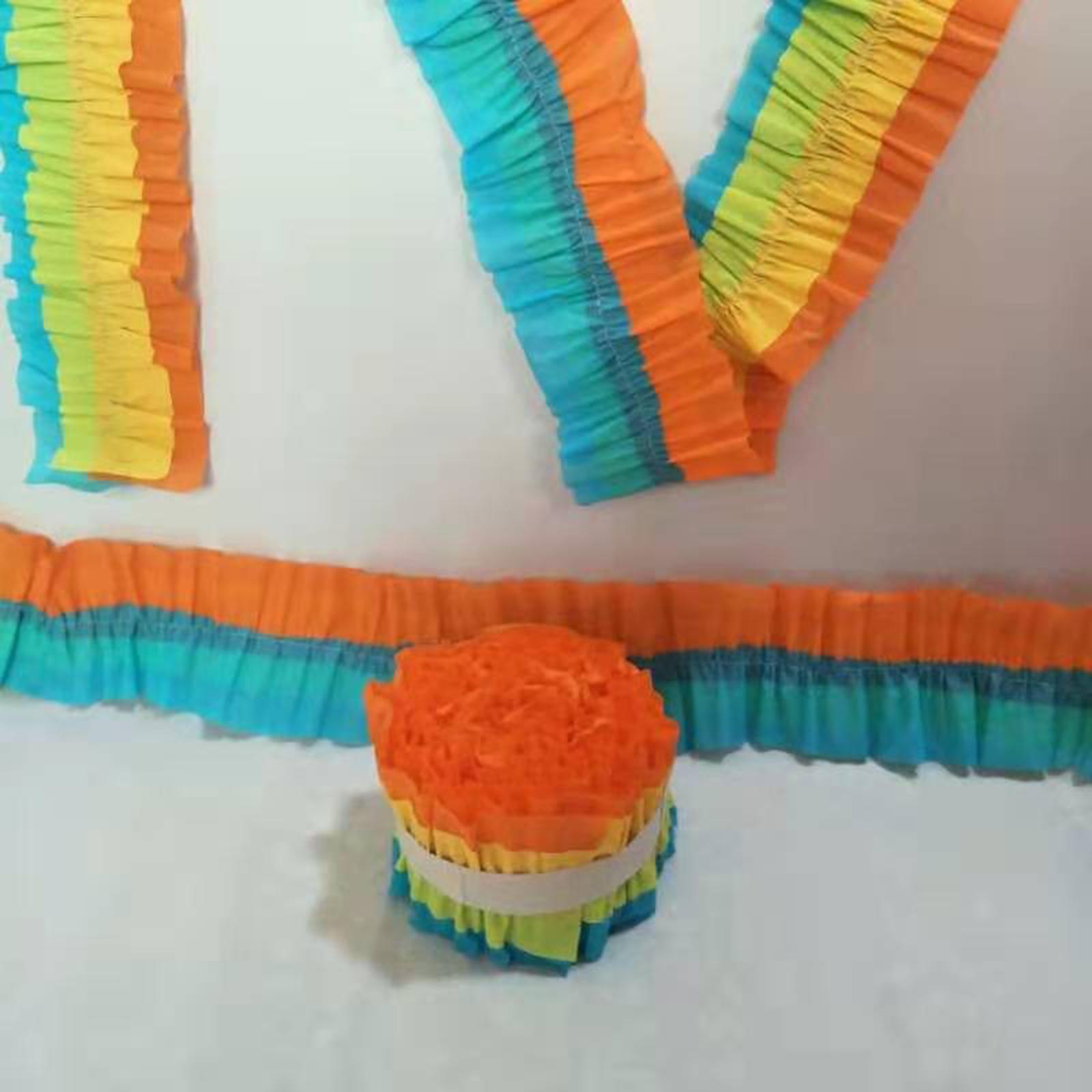 Papercraft Supply Ribbon - 2 rouleaux de papier froissé, guirlandes