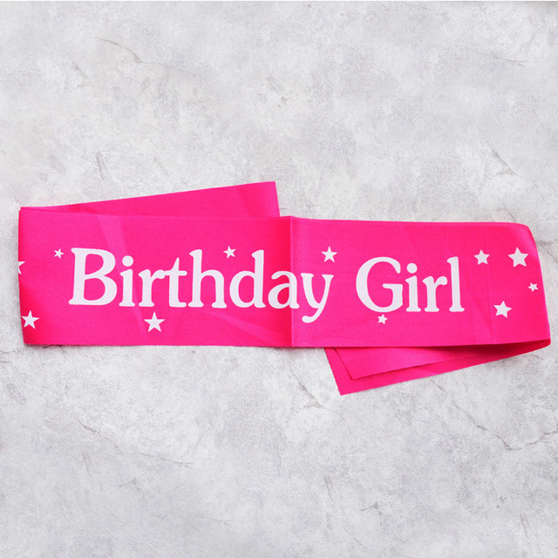 Ceinture d'Anniversaire en Sat - Birthday Sash Glitter avis et prix