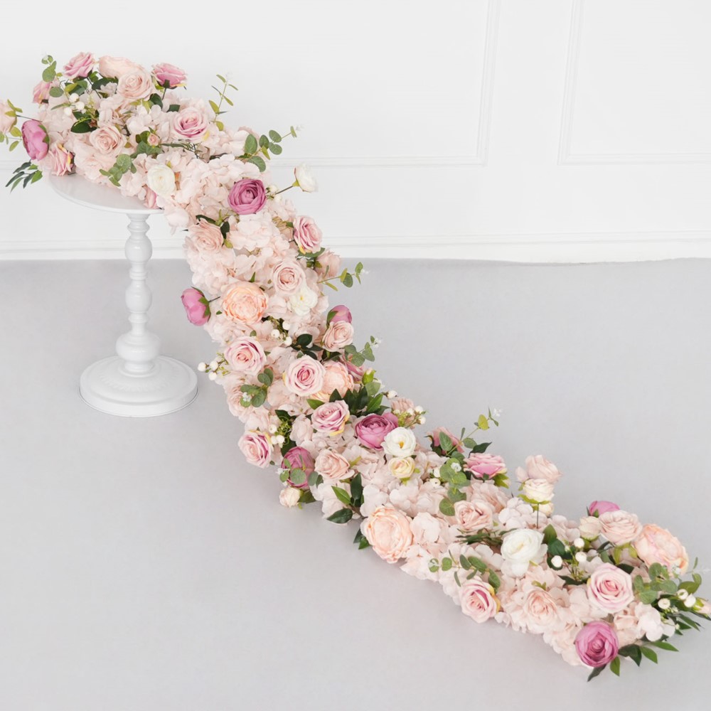 Uflower 200cm Rose Hortensia f - Flower Wall Panel avis et prix