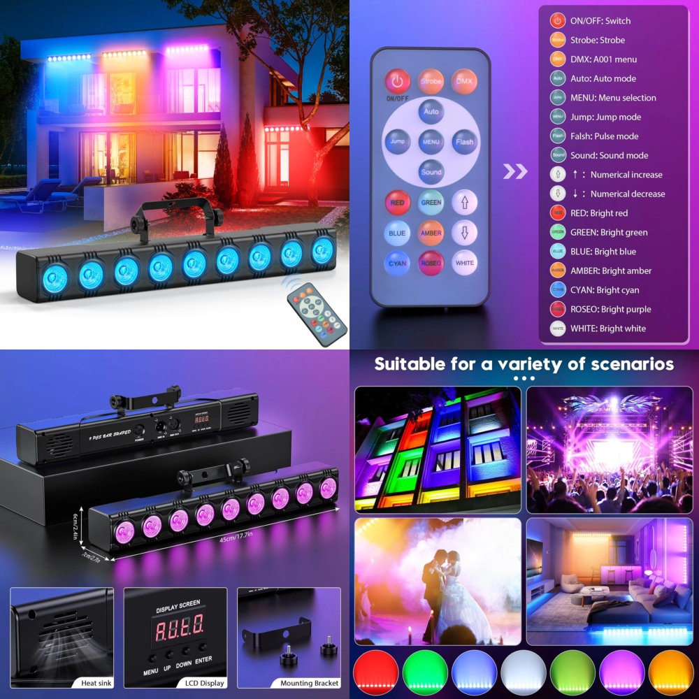Projecteur mural RGB 36W pour  - Event Party Dj avis et prix