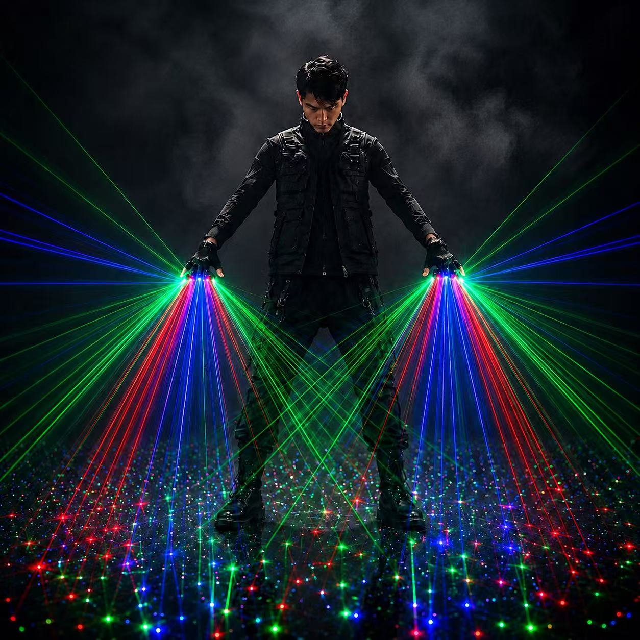 Gants laser RGB rechargeables, - Event Party Dj avis et prix