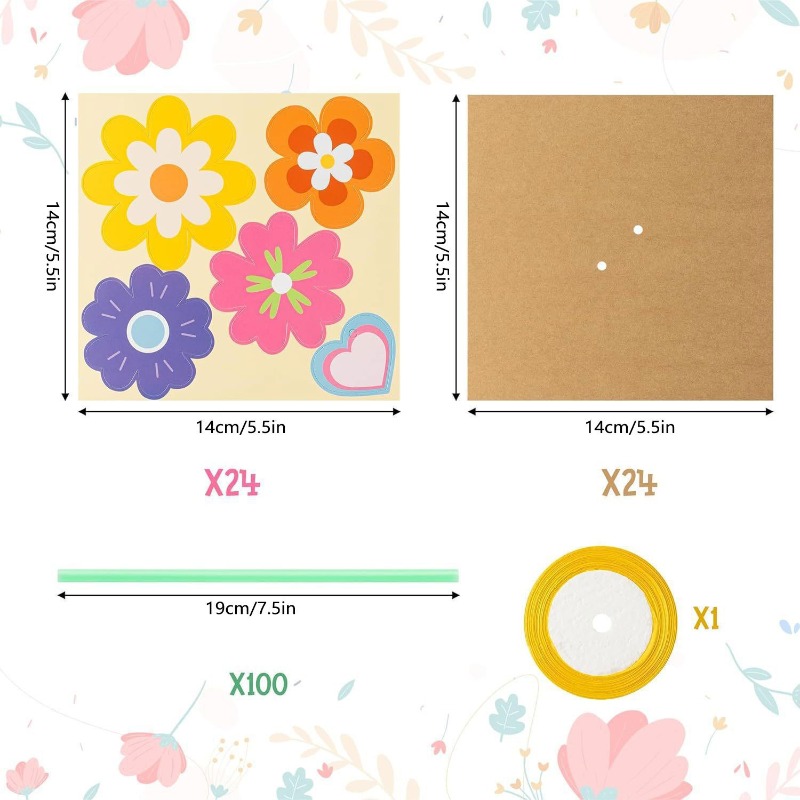 Kit de 100 pièces pour bouquet - Papercraft Supply Ribbon avis et prix