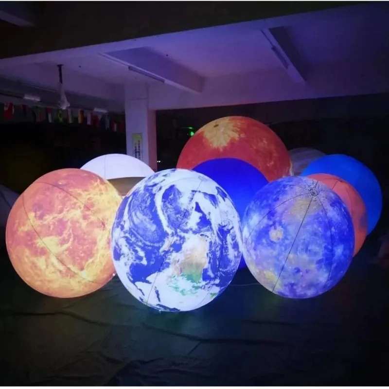 Boule de lune bleue gonflable  - Led Balloon Light avis et prix