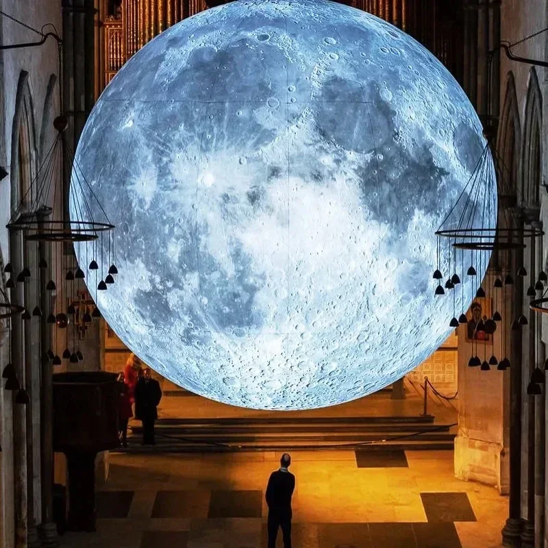 Boule de lune bleue gonflable  - Led Balloon Light avis et prix